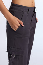 Super High Rise Twill D-Ring Cargo Pants thumbnail 3