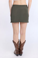 High Rise Cargo Twill Mini Skirt thumbnail 11