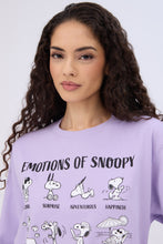 Peanuts Emotions Of Snoopy Graphic Crew Neck Sweatshirt thumbnail 2