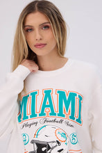 Miami Dolphins Graphic Crew Neck Sweatshirt thumbnail 3