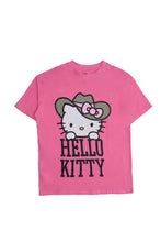 Hello Kitty Cowboy Graphic Glitter Relaxed Tee thumbnail 1