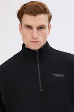 Aéropostale Small Print Mock Neck Quarter-Zip Sweatshirt thumbnail 7