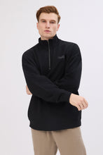 Aéropostale Small Print Mock Neck Quarter-Zip Sweatshirt thumbnail 6