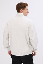 Aéropostale Small Print Mock Neck Quarter-Zip Sweatshirt thumbnail 3