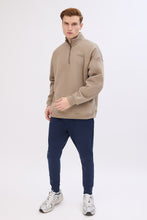 Aéropostale Small Print Mock Neck Quarter-Zip Sweatshirt thumbnail 12