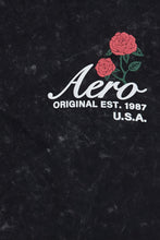 AERO Rose Graphic Acid Wash Tee thumbnail 5