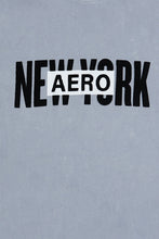 AERO New York Flocked Graphic Acid Wash Tee thumbnail 2