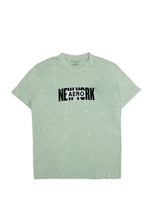 AERO New York Flocked Graphic Acid Wash Tee thumbnail 5