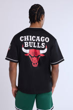 Chicago Bulls Button-Up Baseball Mesh Jersey thumbnail 2