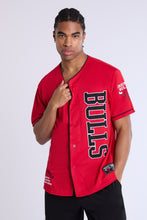 Chicago Bulls Button-Up Baseball Mesh Jersey thumbnail 1