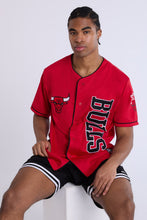 Chicago Bulls Button-Up Baseball Mesh Jersey thumbnail 4