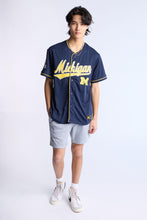 Michigan M Button-Up Baseball Jersey thumbnail 4