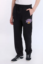 Los Angeles Lakers Graphic Straight Leg Sweatpants thumbnail 1
