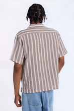 Striped Textured Short Sleeve Shirt thumbnail 3