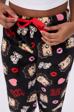 Betty Boop Printed Plush Pajama Pants thumbnail 2