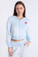 Care Bears Rhinestones Velour Zip-Up Hoodie And Sweatpants 2-Piece Set thumbnail 2