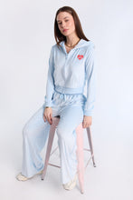Care Bears Rhinestones Velour Zip-Up Hoodie And Sweatpants 2-Piece Set thumbnail 1