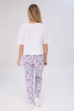 Peanuts Snoopy And Woodstock Super Soft Pajama Tee And Velour Pajama Jogger 2-Piece Set thumbnail 3