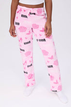 Wicked Butterfly Printed Plush Pajama Pants thumbnail 1