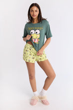 Keroppi Super Soft Pajama Tee And Shorts 2-Piece Set thumbnail 5