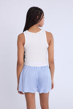 Peanuts Snoopy Embroidered Pajama Tank Top And Boxer Shorts 2-Piece Set thumbnail 3