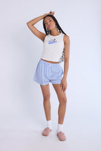 Peanuts Snoopy Embroidered Pajama Tank Top And Boxer Shorts 2-Piece Set thumbnail 5