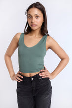 AERO Seamless Ribbed Knit V-Neck Tank Top thumbnail 13