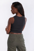 AERO Ribbed High Neck Tank Top thumbnail 11