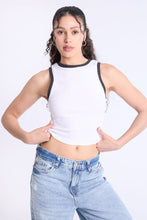 AERO Ribbed High Neck Tank Top thumbnail 1