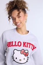 Hello Kitty Graphic Crew Neck Oversized Sweatshirt thumbnail 2