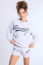 Peanuts Snoopy Graphic Crew Neck Oversized Sweatshirt thumbnail 1