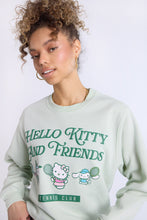 Hello Kitty And Friends Graphic Crew Neck Oversized Sweatshirt thumbnail 2