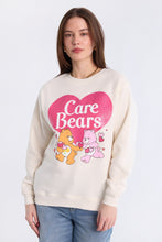 Care Bears Heart Graphic Glitter Crew Neck Sweatshirt thumbnail 1