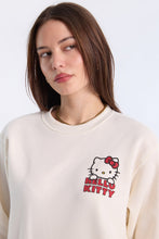 Hello Kitty Graphic Glitter Crew Neck Sweatshirt thumbnail 3