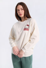 Hello Kitty Graphic Glitter Crew Neck Sweatshirt thumbnail 1