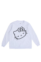 Hello Kitty Graphic Puff Print Crew Neck Sweatshirt thumbnail 6