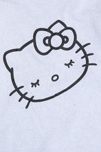 Hello Kitty Graphic Puff Print Crew Neck Sweatshirt thumbnail 2