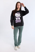 Hello Kitty Graphic Puff Print Crew Neck Sweatshirt thumbnail 5