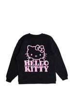 Hello Kitty Graphic Neon Puff Print Crew Neck Sweatshirt thumbnail 6