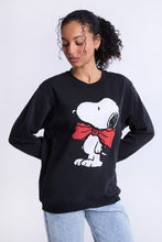 Peanuts Snoopy Bow Graphic Crew Neck Sweatshirt thumbnail 1