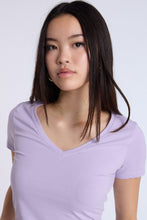 AERO Cotton Short Sleeve V-Neck Cropped Tee thumbnail 14
