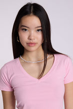 AERO Cotton Short Sleeve V-Neck Cropped Tee thumbnail 18