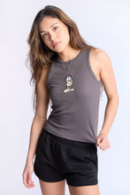 Garfield Graphic Ribbed High Neck Tank Top thumbnail 1
