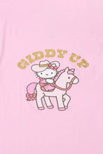 Hello Kitty Giddy Up Graphic Glitter Boyfriend Tee thumbnail 2