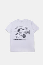 Peanuts Snoopy Pow Graphic Boyfriend Tee thumbnail 1