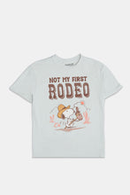 Peanuts Snoopy Not My First Rodeo Graphic Boyfriend Tee thumbnail 1