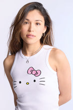 Hello Kitty Face Graphic Ribbed High Neck Tank Top thumbnail 2