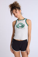 Hello Kitty Crest Graphic Ribbed High Neck Tank Top thumbnail 1