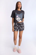 Kuromi Super Soft Pajama Tee And Shorts 2-Piece Set thumbnail 4