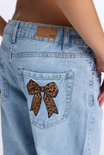 AERO Low Rise Leopard Baggy Jeans thumbnail 2